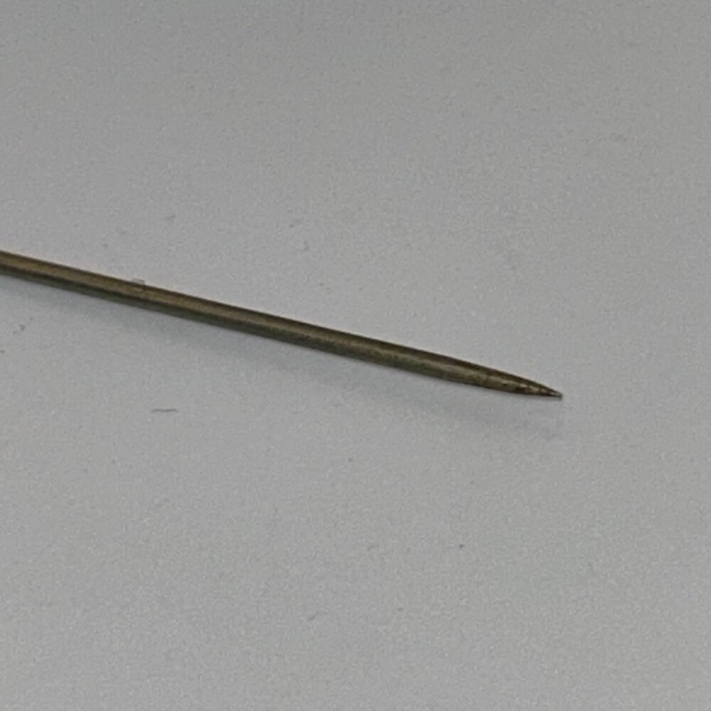 Antique Gold-Tone Hat Pin Victorian Edwardian 1900s Estate Millinery 10 inch - Picture 7 of 10